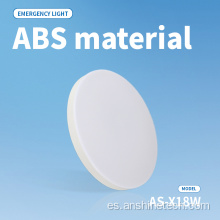 Luz de techo de emergencia LED de 18W y 180 minutos